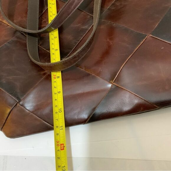 Vintage Rolfs Genuine Leather Shoulder Handbag Burgundy - Picture 10 of 15